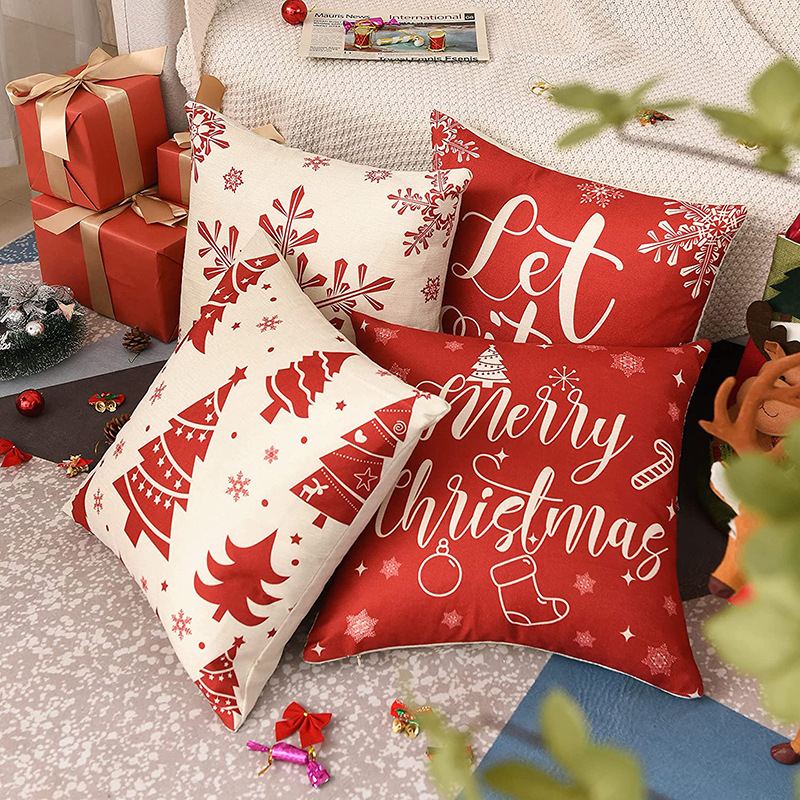 Fashion Style Fashion Cartoon Linen Pillow Cases