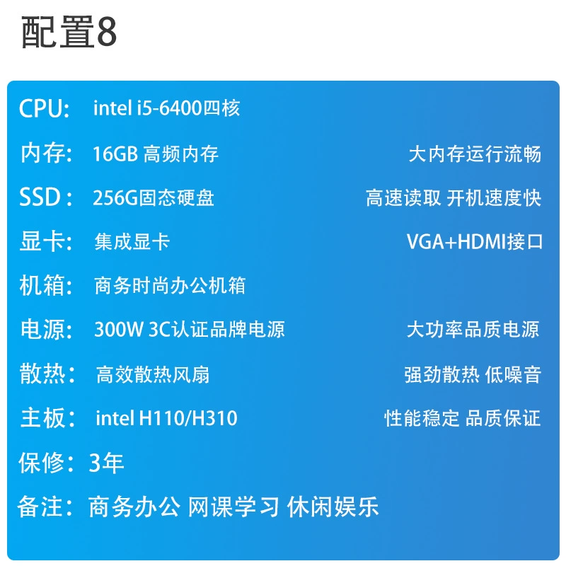 DIY настольный ПК (самостоятельная сборка) варианты i3–i5, апгрейд оперативной памяти/SSD, опционально GPU 3050/3060, гарантия 3 года