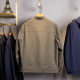 Bolton men's spring and autumn fashion business casual jacket stand collar middle-aged dad cotton jacket