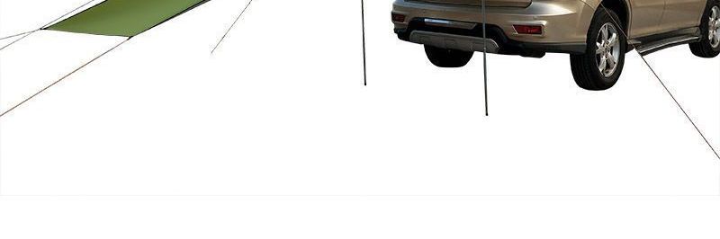 Rainproof and sunproof car side tent, outdoor camping tent for cars, SUV side tent, camping canopy
