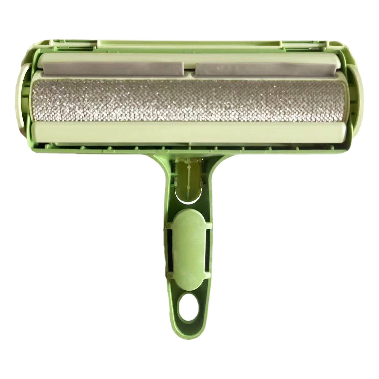 Dispositivo de pegado de pelo de mascota Rana rodillo cepillo de eliminación de pelo bidireccional gato y perro ropa sofá Dispositivo de pegado de pelo limpieza automática al por mayor