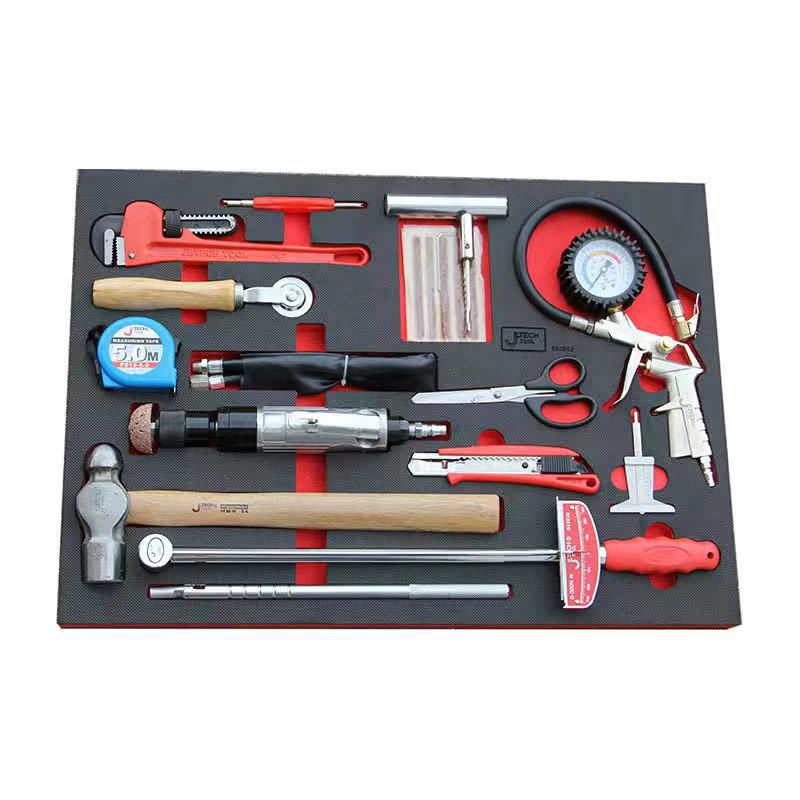 JIEKE 자동 수리 공장 도구 트롤리 팔레트 세트 RC-76S 200개 121+37개 167개 단일 레이어 판매 가능