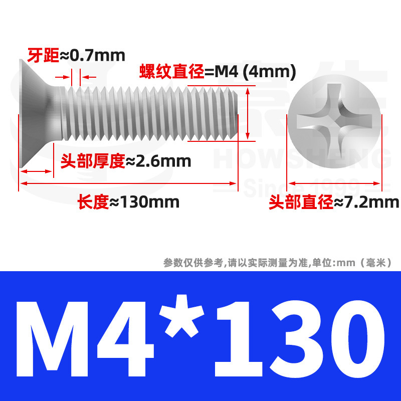 304ステンレスネジのネジの十字溝の平頭のネジのKMの機械の糸の小さいネジのm 2m 3m 4m 5m 6|undefined