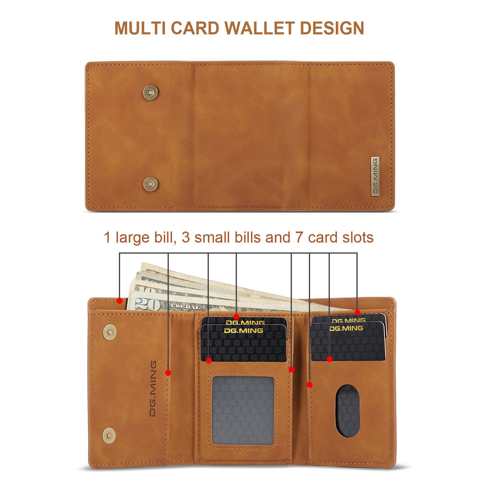 M1 for Sony Xperia 10 VI Protective Case Xperia 1VI Magnetic Split Wallet Phone Case 2024_voghion.com