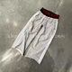 Cross-border American Street Double Waist Lace-up Casual Pants for Men Y2K Retro Harajuku Straight Pants High Waist Hip-hop Sports Pants