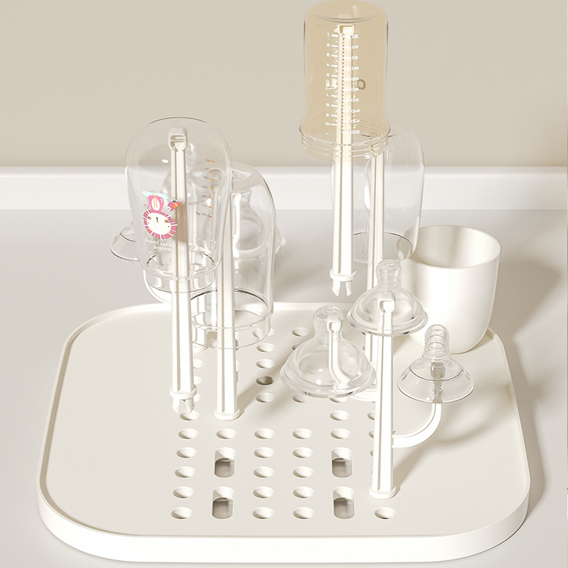 Baby Bottle Storage Box, Dust-Proof Storage Box, Baby-Specific Baby Tableware, Food Supplement, Drying Rack, Tool Cabinet