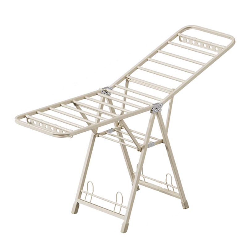 piso plegable percha de ropa balcón doméstico barra de secado percha de ropa doméstica al aire libre percha de ropa interior percha de colcha de bebé