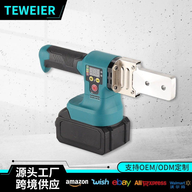 32-тип цифровой дисплей, литиевая батарея, термоплавильная машина с регулируемой температурой, экспортная бытовая машина для сварки горячего расплава пластиковых труб из полиэтилена, водопроводных труб