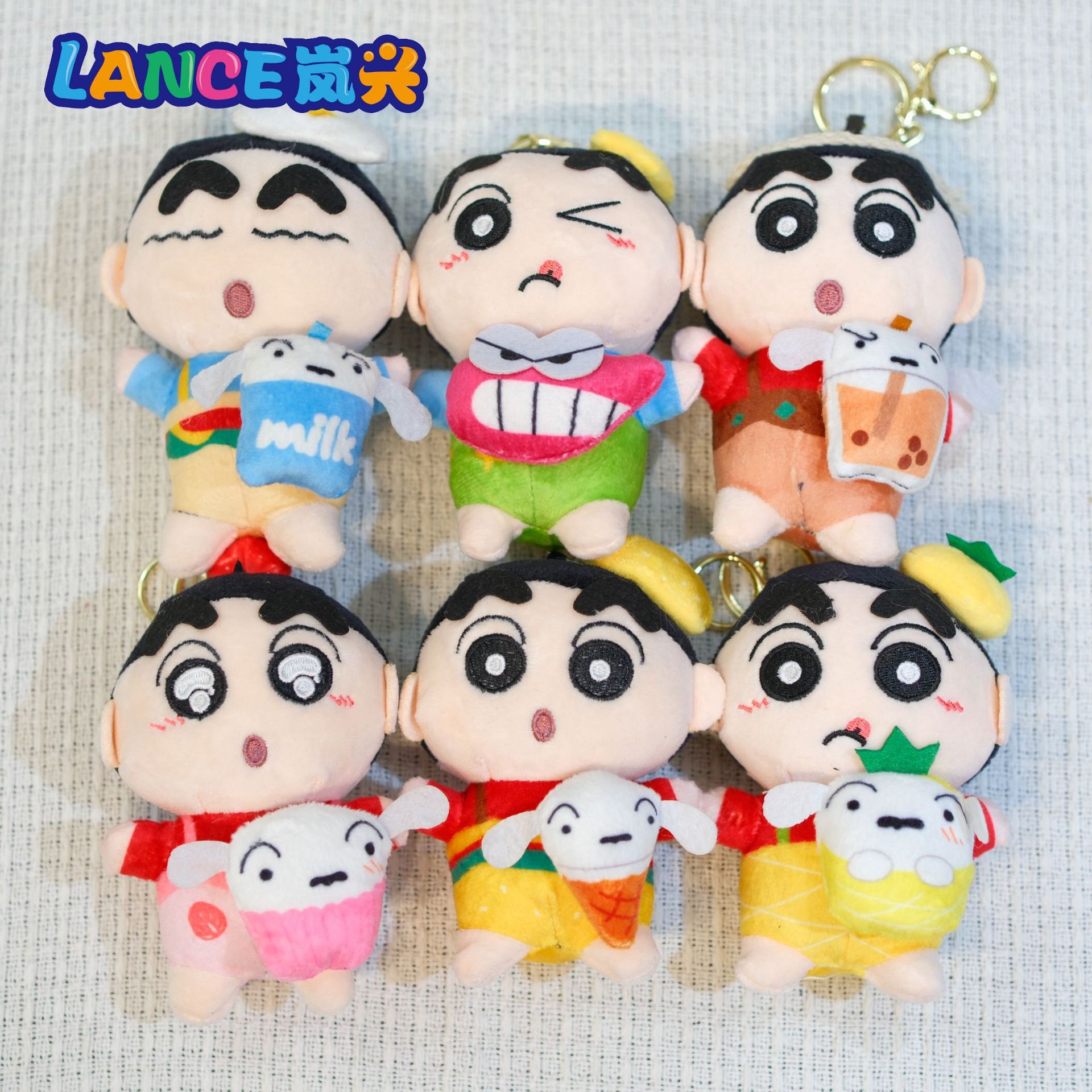 4 inch [six pillow small new] in stock 10CM doll machine grab doll plush toy spell more red