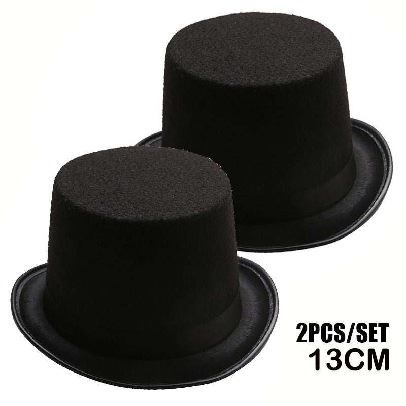 Juego de 2 piezas de Lincoln negro no tejido