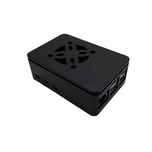 Raspberry Pi 5b Shell Box может быть установлен с вентилятором