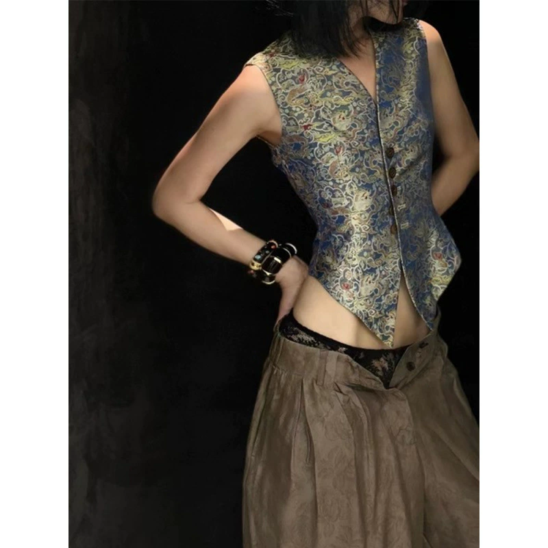 Женские костюмные брюки в стиле Chanel, светский темперамент, сильная аура, минималистичный шикарный комплект из двух предметов с жилетом высокого класса.