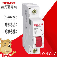 德力西 DZ47sZ 直流塑料外壳式断路器 1P 2P 电动车用断路器 C型