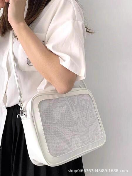 One-shoulder bag, brand Japanese universal uniform, polyurethane shoulder bag