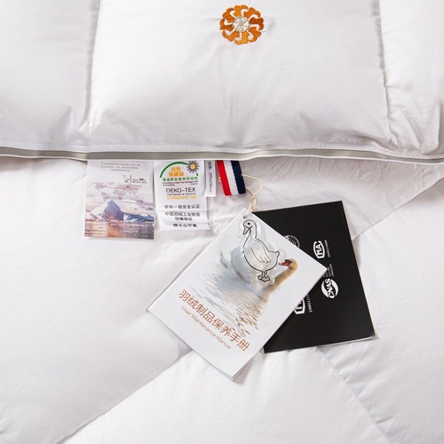 Long-staple cotton duvet 95 white goose down hanging velvet spring and autumn quilt core thickened winter quilt satin cotton duvet wholesale