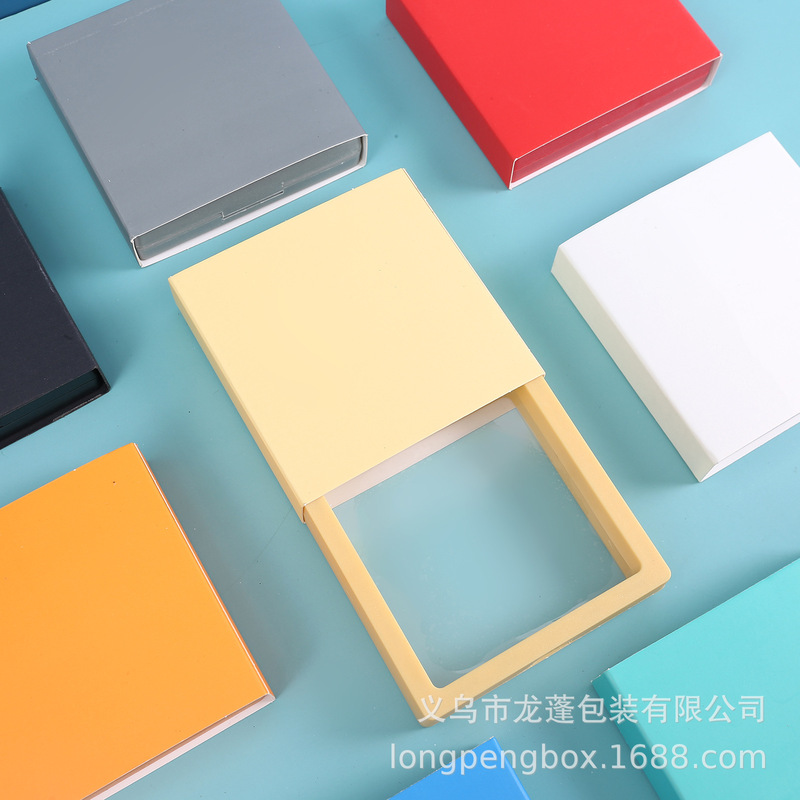 Suspension box cardboard envelope promotional PE suspension box drawer box jewelry ring bracelet packaging display portable