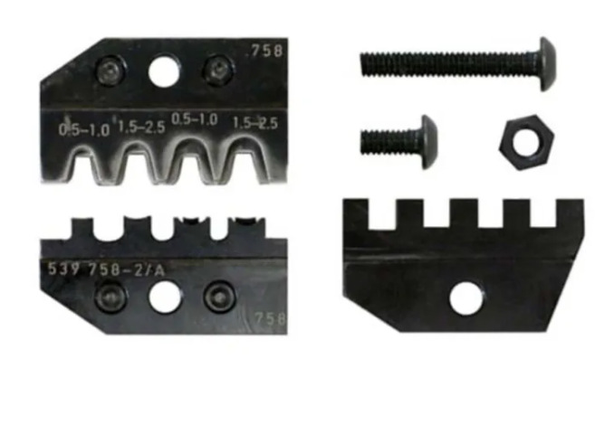 TE Connectivity 539758-2 压接模具 电源计时器 2.8 插片, 4端口