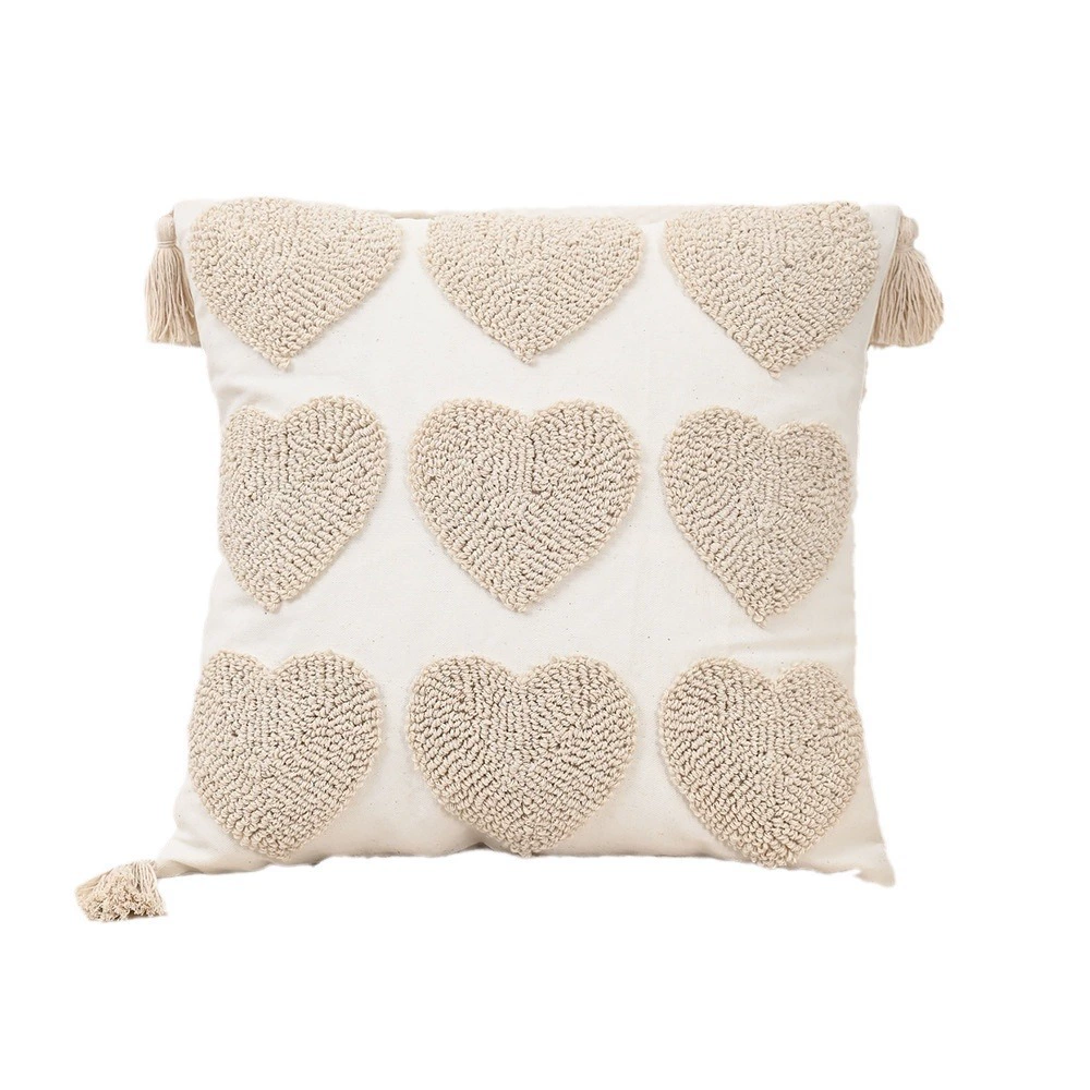 Pillow, pillowcase, cream soft sofa for bed