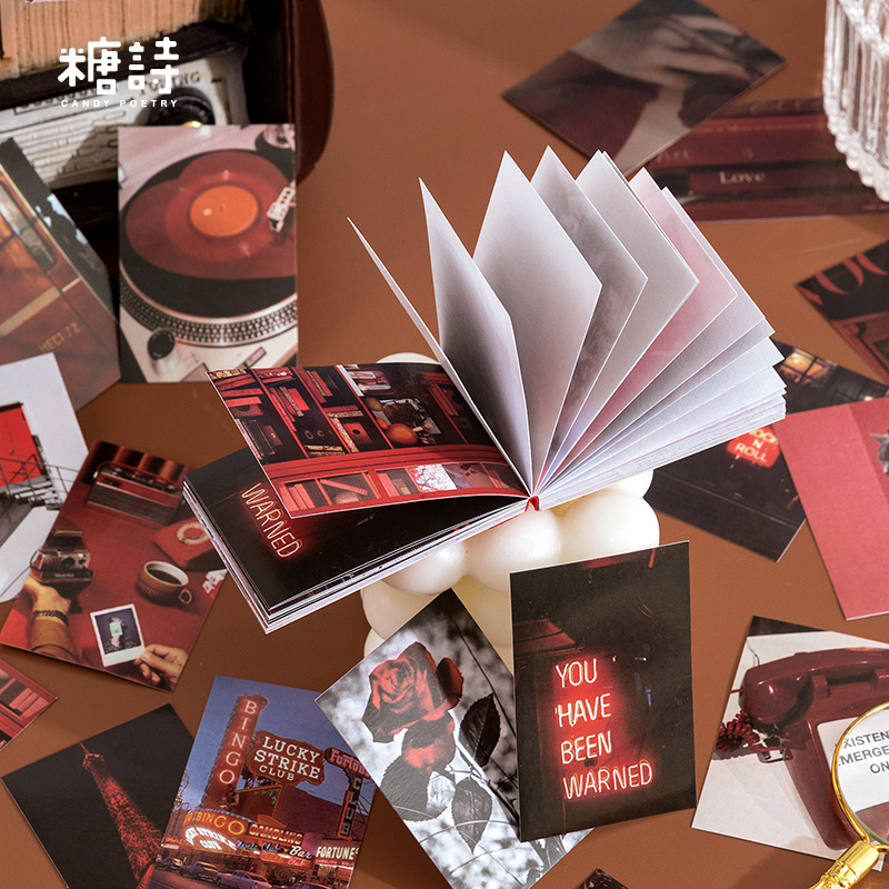 Tangshi Frijol de papel recubierto libro pegatina pasando por la Serie Mundial INS fresco Diario DIY material pegatinas decorativas 8