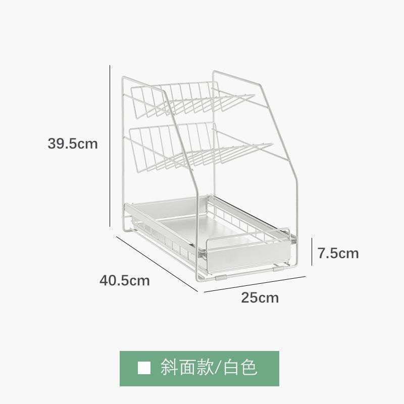台所の下の水槽の物置棚は引き出し式の食器棚の下のトイレの調味料の大きいサイズの家庭用収納整理棚を押し引きます。
