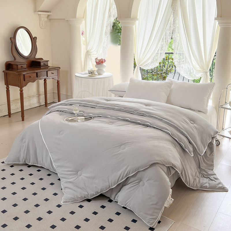 A級母子用純綿ジッパー式二重掛け布団 冬用掛け布団 春秋用掛け布団 夏用掛け布団 大豆繊維掛け布団 中綿入り掛け布団 エアコン用掛け布団