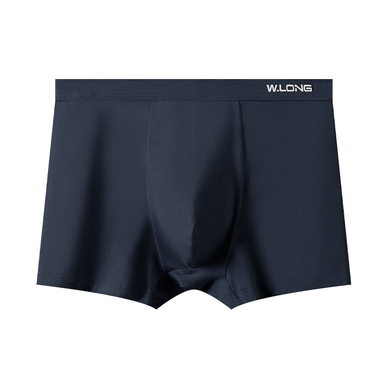 Ropa interior masculina transfronteriza de algodón puro verano negocios europeos y americanos simples calzoncillos boxer de color sólido de gran tamaño al por mayor