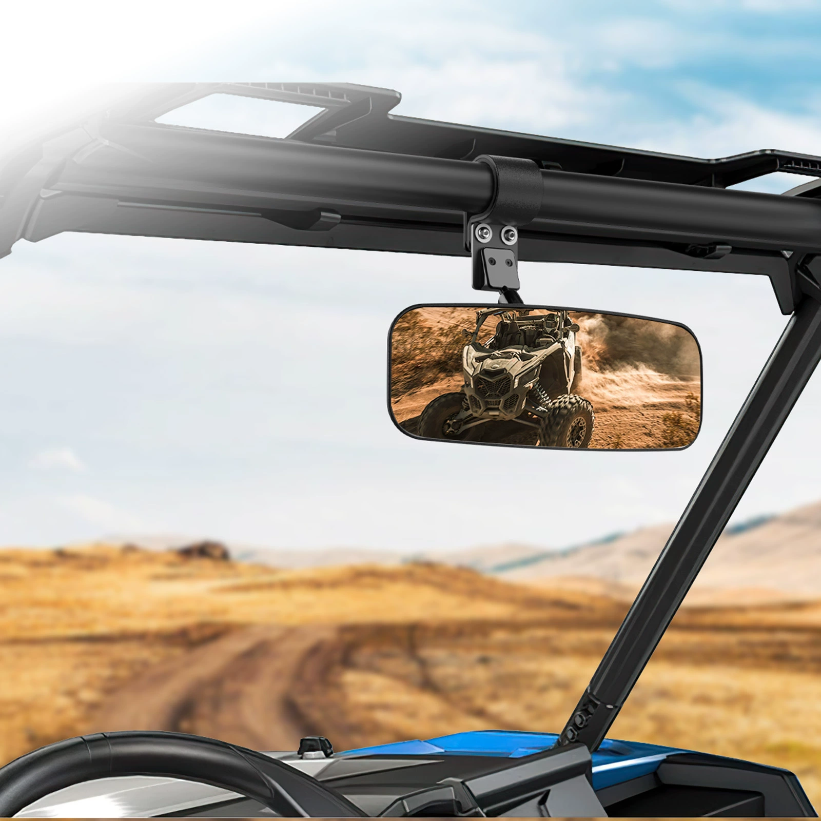 FLYQUICK Polaris UTV вседорожник 1.75 "свободно регулируемый задний зеркало заднего вида центральный зеркал