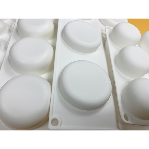 Yigao 8-company oblate mousse cake mold collection 24-company round chocolate silicone mold DIY baking tools