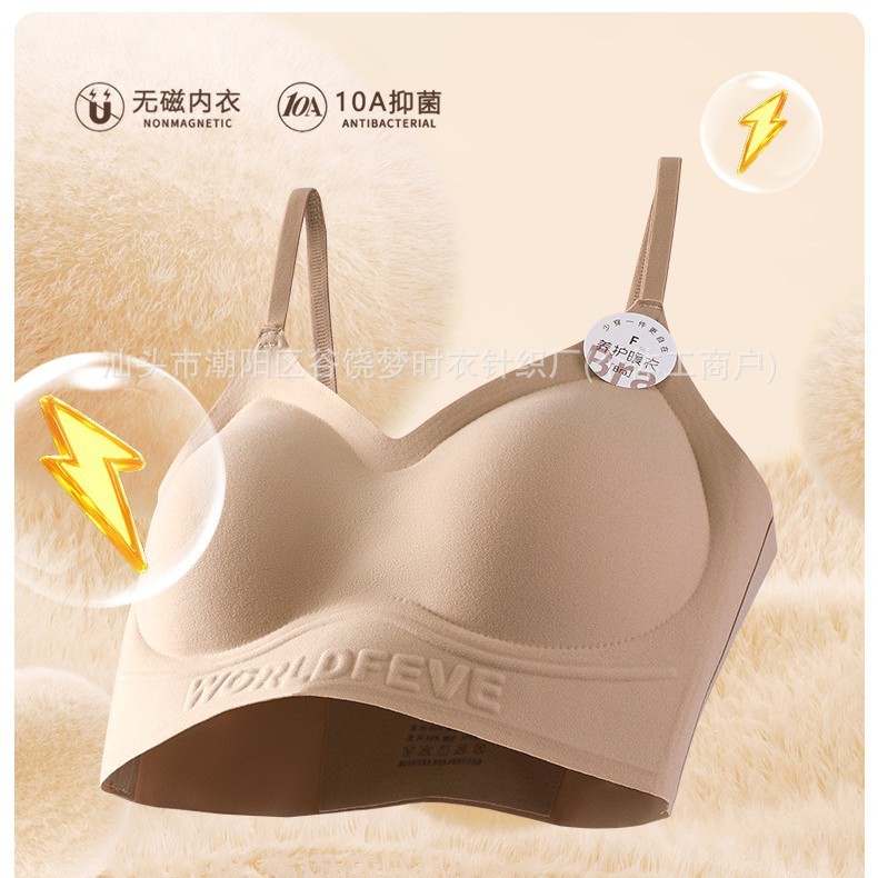 新款磨毛无痕吊带美背裹胸衣架款女士抹胸防走光立体固定杯文胸|undefined