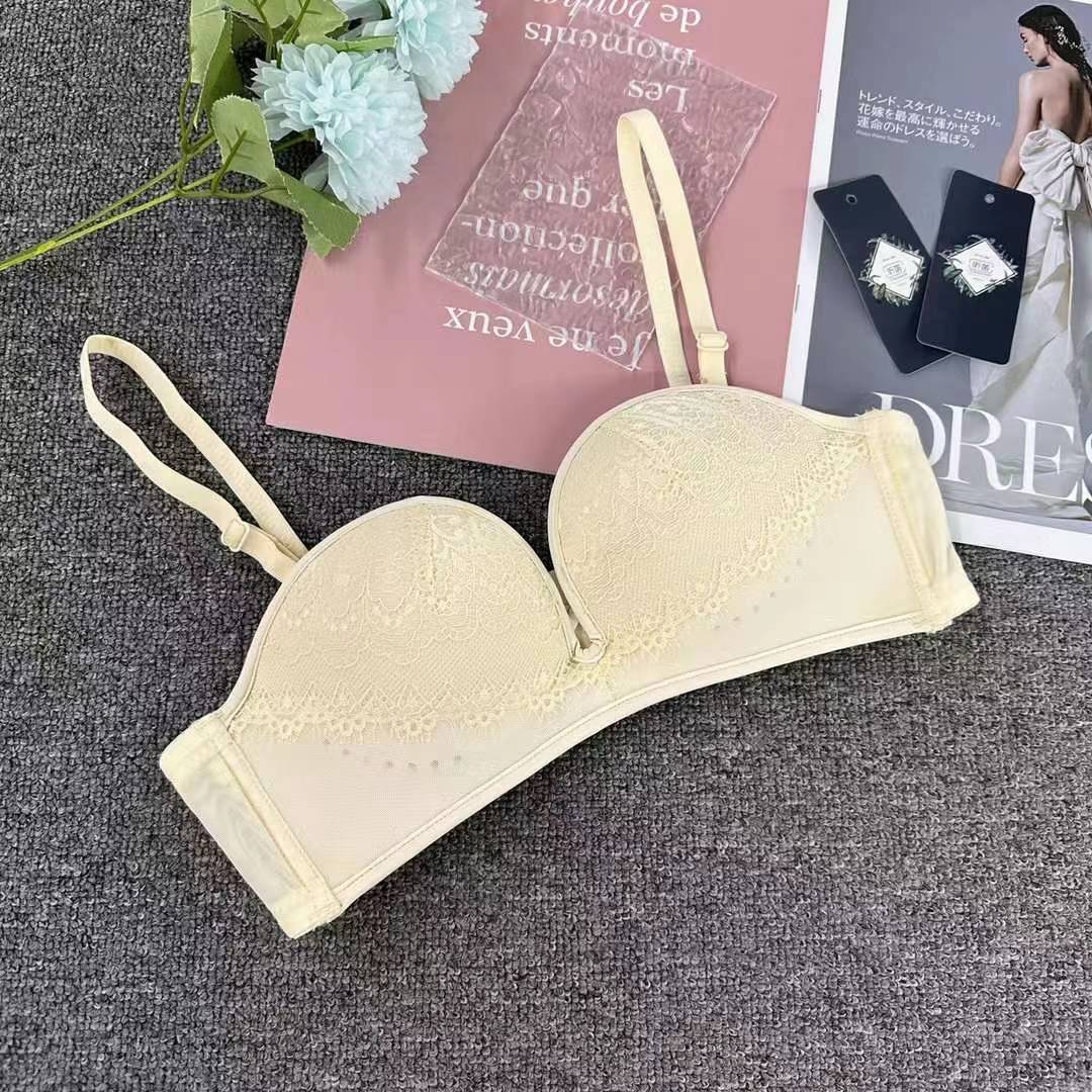 Nuevo sujetador de alta calidad de moda de encaje jacquard transpirable ajustable confortable tipo de pecho pequeño tipo de ropa interior para mujeres