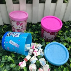 Cartoon Creative Kitten Eraser Mini Cat Head Animal Shape Eraser Wholesale Student School Supplies Prizes