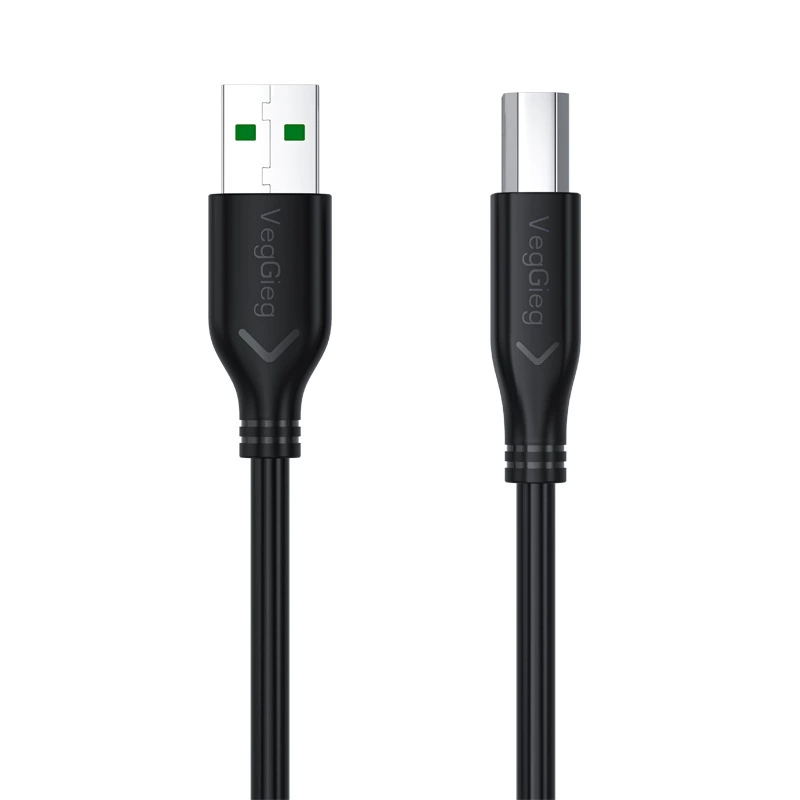 USB-подключение кабель, двойное экранирование, чистая медная нить, квадратный USB‑B/Type‑C/Lightning, множество длин