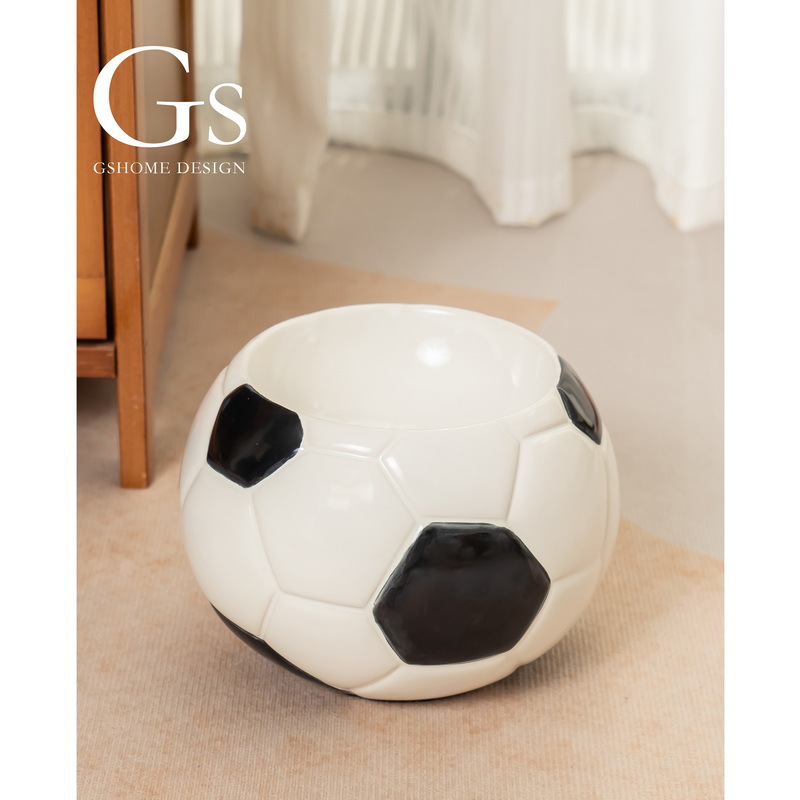 Tacos de cerámica creativos para gatos con pies altos y boca plana para proteger la columna cervical contra derribarse de gran calibre para beber agua para mascotas Tacos de arroz para gatos y perros