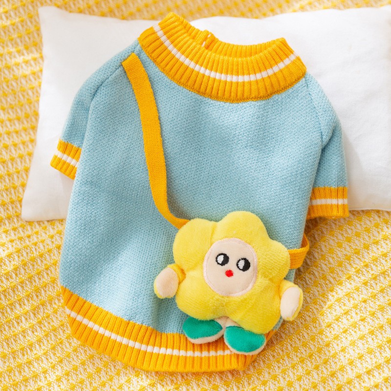 Otoño y invierno perros adorables extraños locos circo clown suéter de Halloween traje de gato ropa de perro