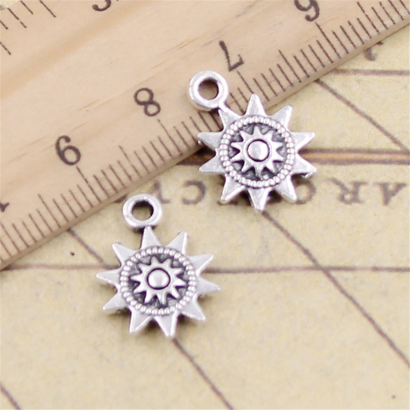 Ancient Silver Sun DIY Jewelry Accessories Pendant Charm Necklace Bracelet Pendant Ancient Silver Sun DIY Jewelry Accessories Pendant Charm Necklace Bracelet Pendant