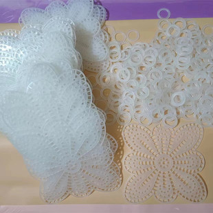 Plastic Butterfly Flower Mesh Shaping Ring Crochet Material for Handmade Crochet DIY Cushion Ring Parts Butterfly Shape