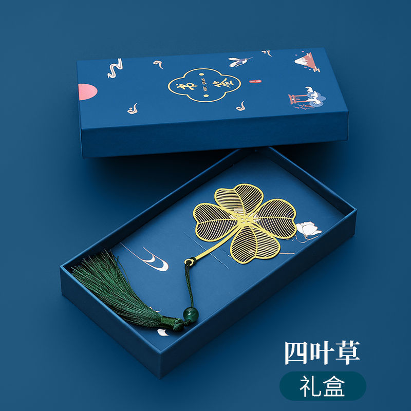 金属书签古典中国风黄铜团扇金莲花创意学生用文艺毕业礼物送老师|undefined
