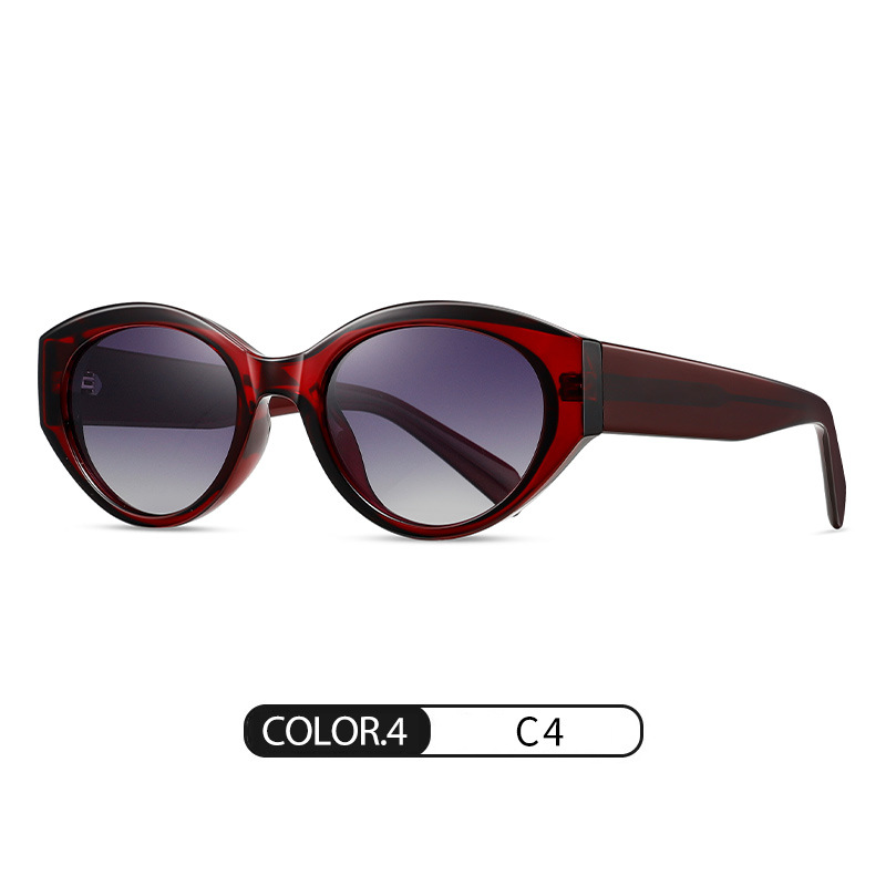 Nuevas gafas de sol polarizadas de placa S26117 Gafas de sol de moda europeas y americanas Gafas de sol de alta gama para mujer