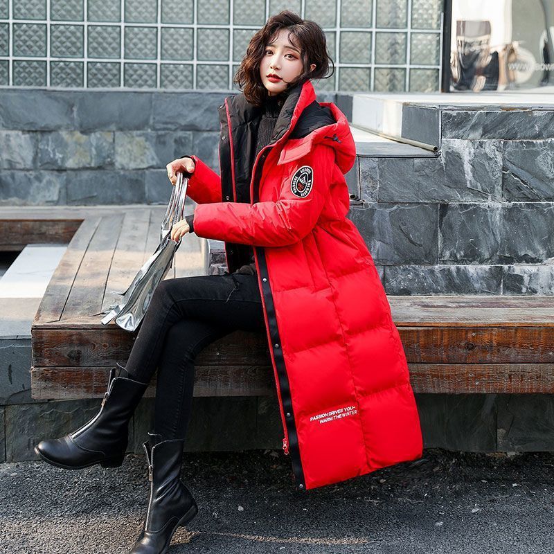 Women's Long Warm Winter Coat High-end Korean Style Casual Jacket_voghion.com