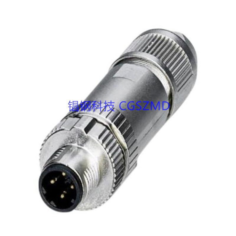 M12D9090 Degree  M12 Connectors PCB Mount