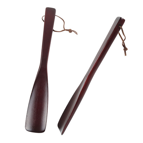 Mahogany shoehorn, extra long shoehorn, shoe lifter, creative shoe handle, shoe stretcher, gift for elderly, pregnant women and friends