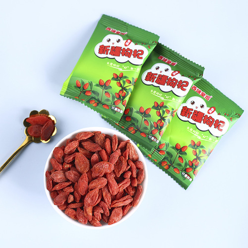 Xinjiang Family Red Goji Berries Independent 20 Small Packaging, Wash-Free New Goods Large Goji Berry Dried 250g/Bag Wholesale