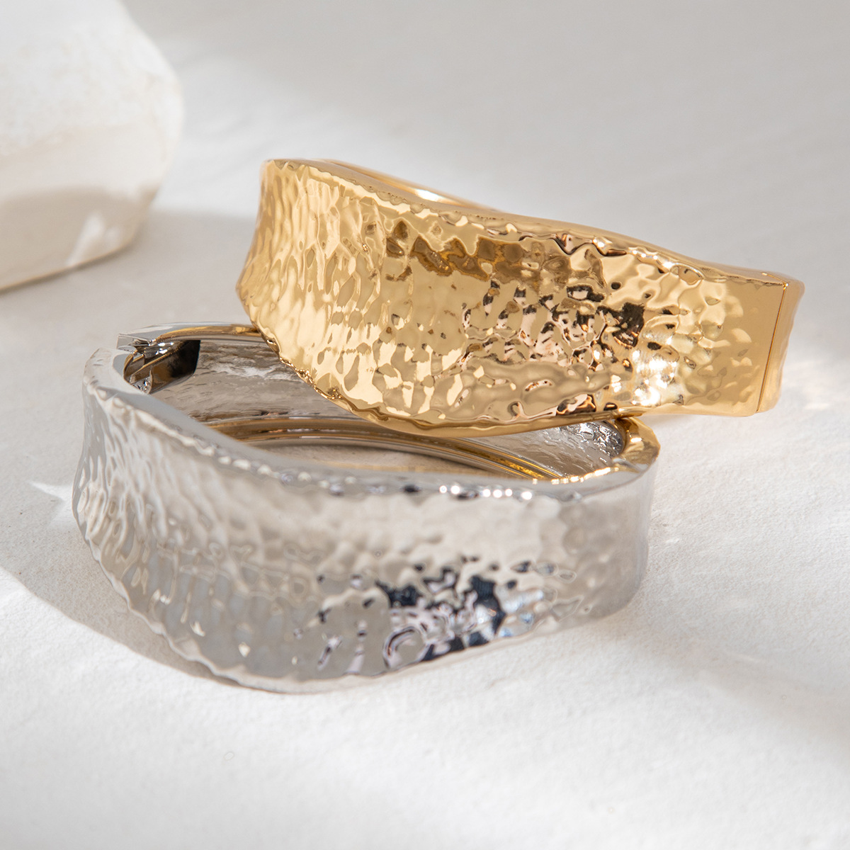 Hip-Hop Punk Geometric Alloy Bangles Wholesale display picture 16