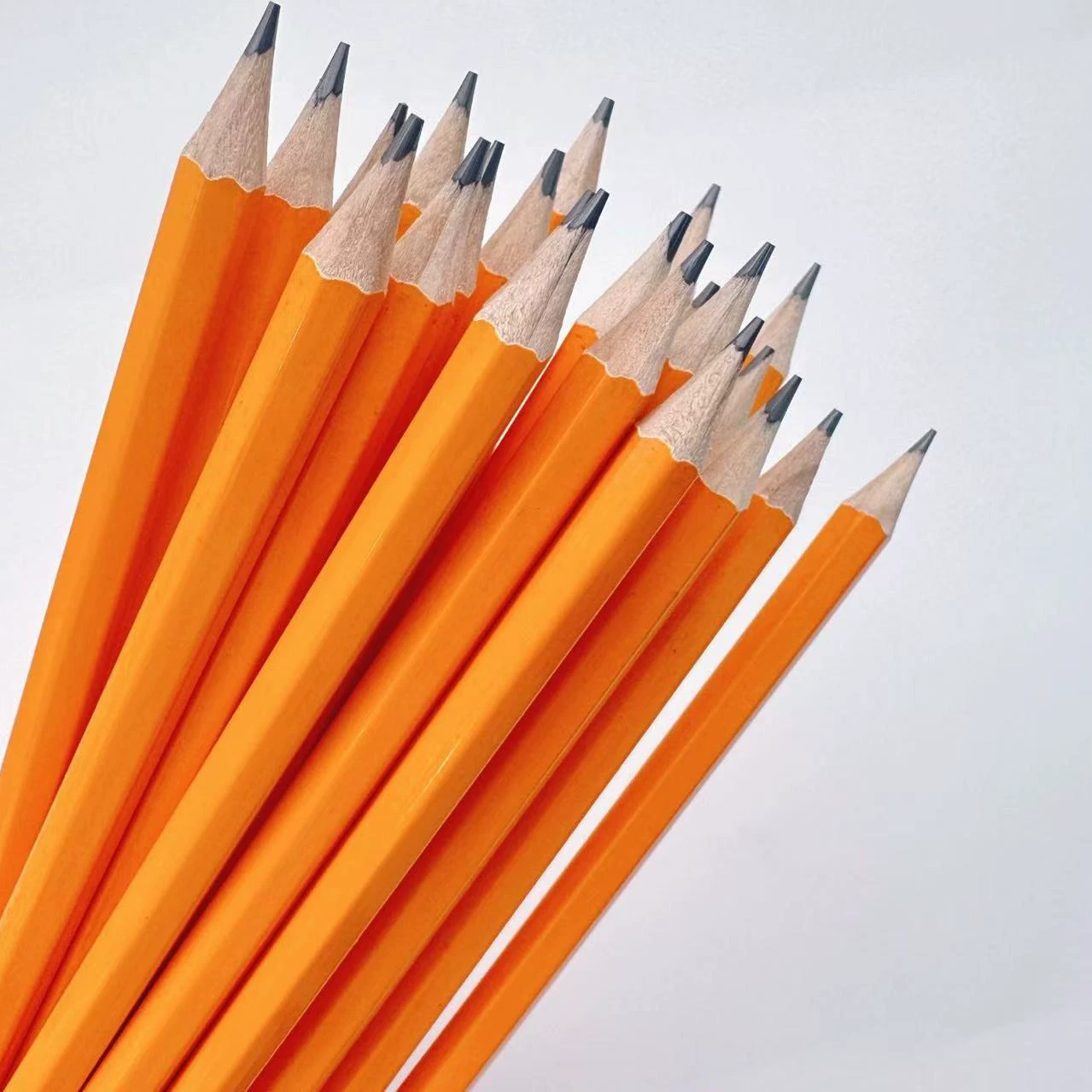 Wooden pencil, hexagonal eraser for elementary school students, wholesale