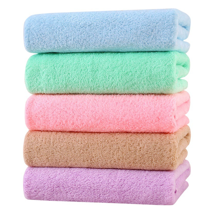 Полотенце из кораллового флиса высокой плотности оптом в наличии на складе абсорбирующее флисовое уплотнение на талии без ворса упаковка Подарочное полотенце