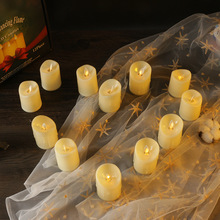 仿真电子蜡烛灯 遥控婚礼生日蜡烛灯 小型LED塑料电子摇摆蜡烛