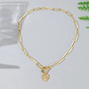 Accessory, pendant heart shaped, necklace, suitable for import, simple and elegant design