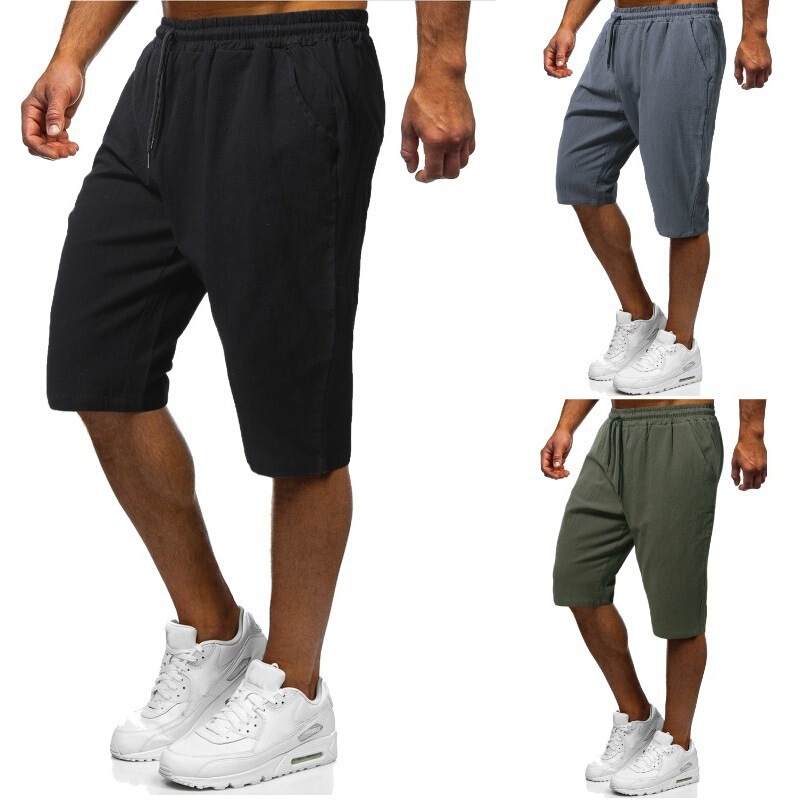 Carharrt Carhart shorts summer color shorts youth Chinese style casual cotton linen sports casual pants men