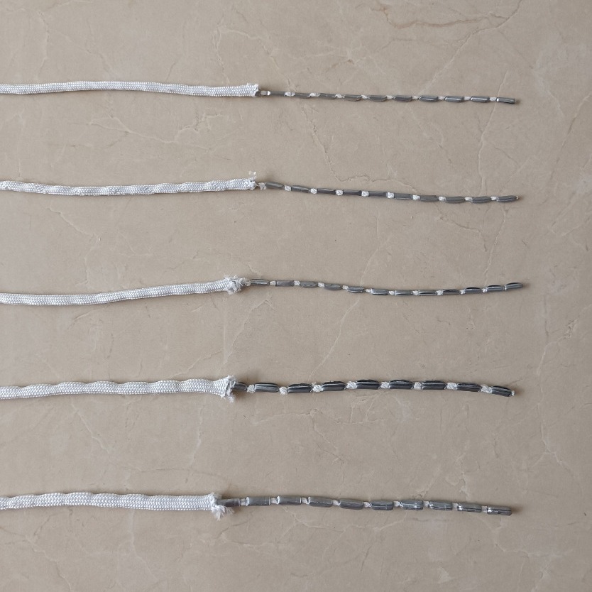 Foot 50g lead rope 20 30 40 60g multiple specifications optional iron alloy shower curtain weighted lead line can be sucked