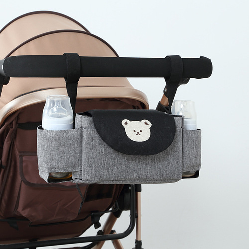 新款 婴儿车挂包宝宝推车挂袋收纳储物袋子童车置物篮外出奶瓶包